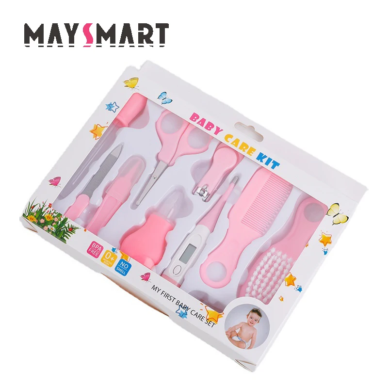 Baby care set of 10 sets mother and baby nail clipper comb nose sucker combination baby nail clipper set