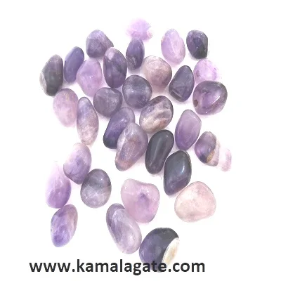 Blue Onyx Unshaped Tumble Stone Semi-Precious Gemstone Polished Tumble for Home & Garden Decoration and Crafts