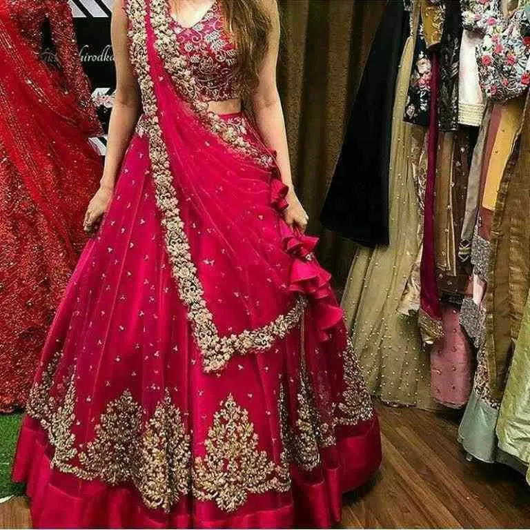 Exclusive Designer Net Bollywood Collection Latest Lahenga Choli wholesale price ready to buy