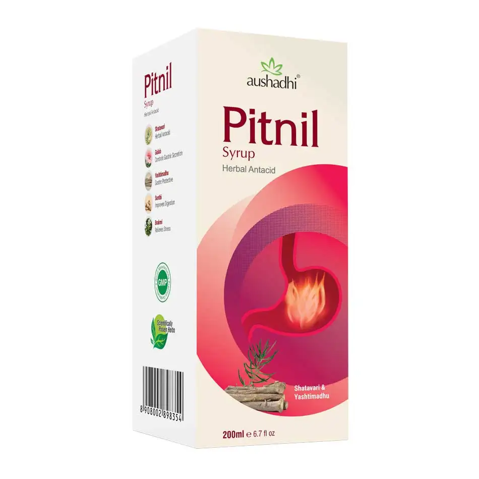 Fast relief acidity medicine syrup enrich with Shatavari, Yashtimadhu, Gulab