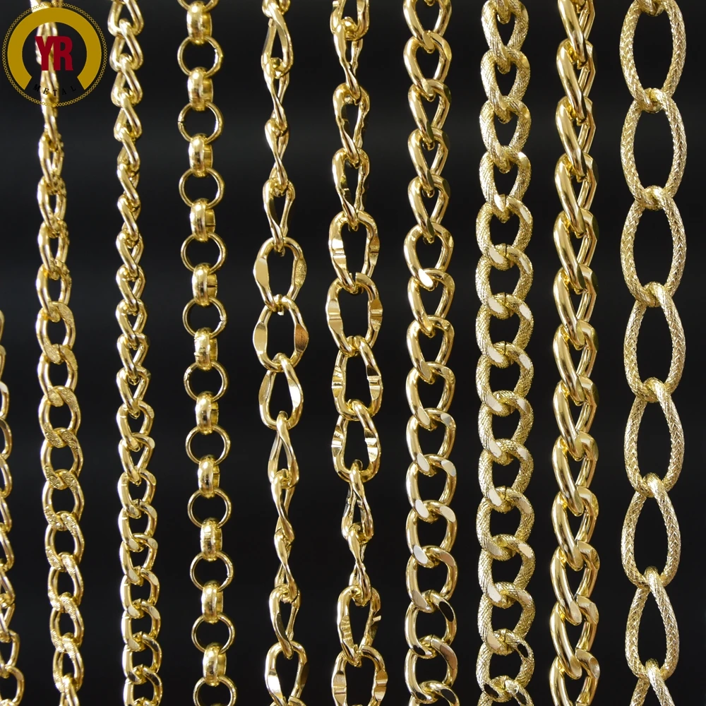 wholesale decorative metal aluminum chains for restaurant ceiling bag clothes space divider