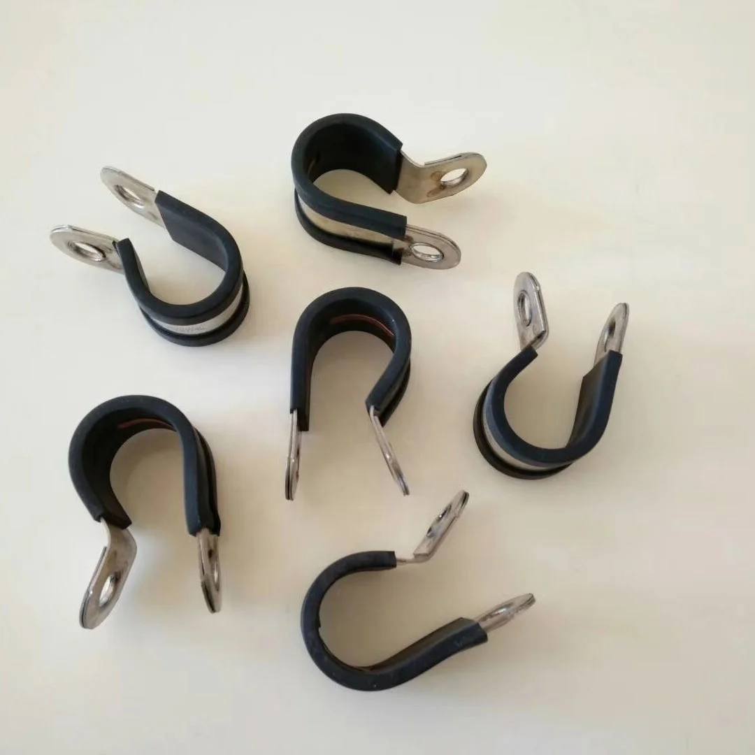 Rubber Lined Clamps Rubber Coated Clamp Screw Clamp with rubber