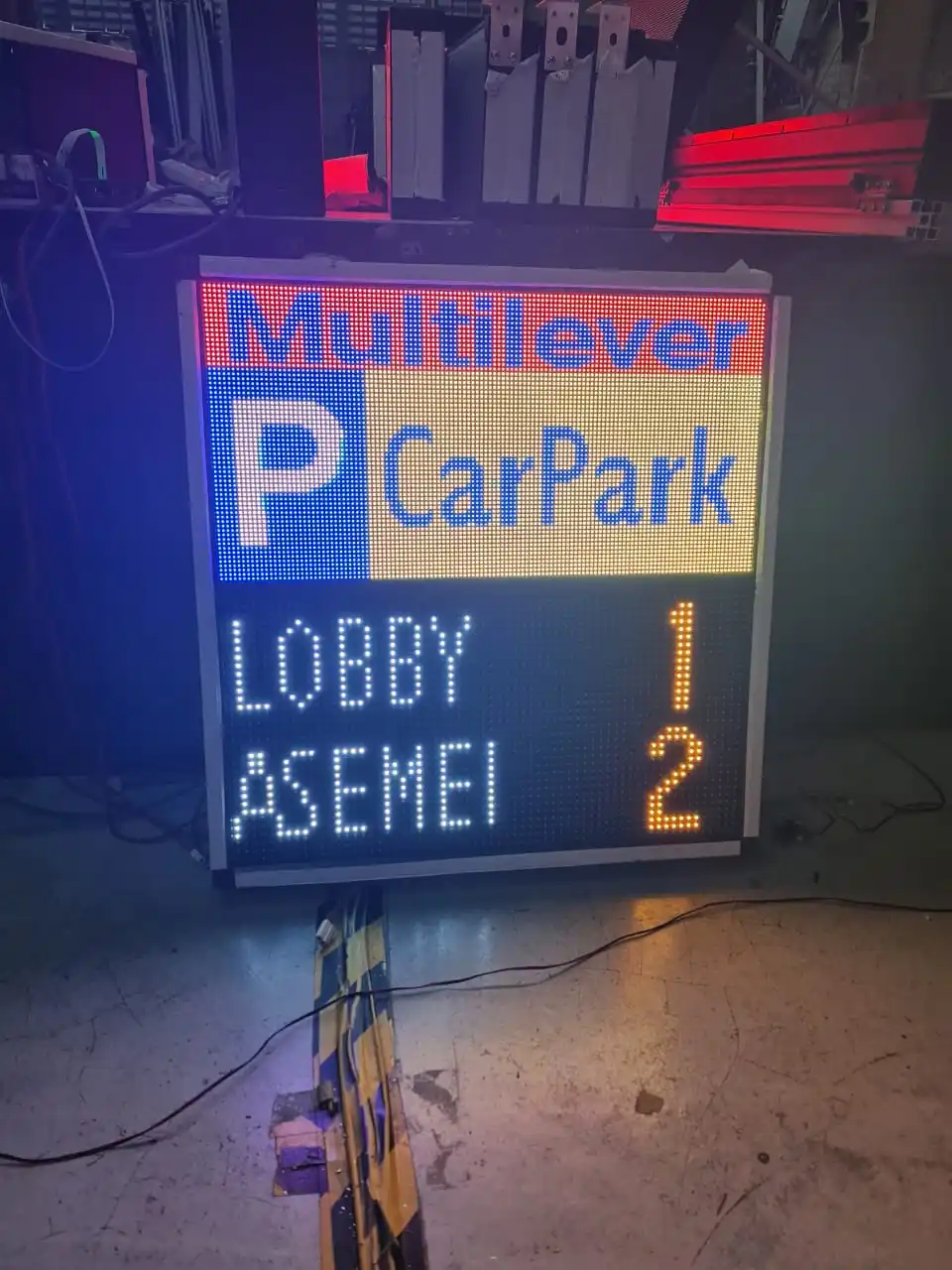 Factory Wholesale Car Park Counting Outdoor Display OEM High Contrast Display for Easy Reading in Bright Sunlight
