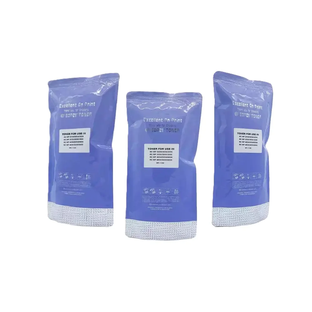Ricoh Original Refill Toner EOP21 Bag 1 KG Black Powder Compatible for RC MP 2555/3055/3555 MP 4055/4054/5054/6054 Ricoh