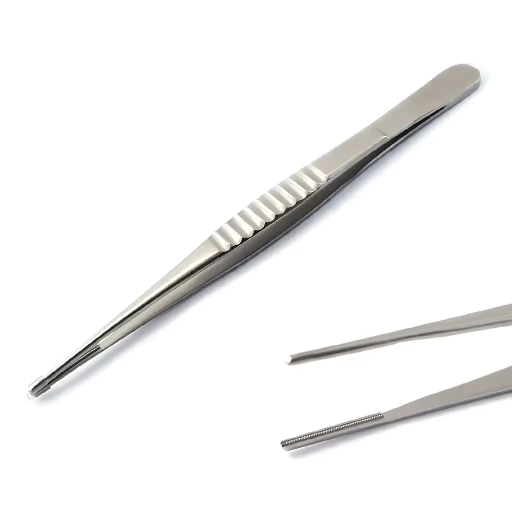 TC Debakey Vascular Tissue Forceps 16cm 1.5mm Stainless Steel Cardiovascular Surgical Non-Traumatic Vascular Tissue Forceps