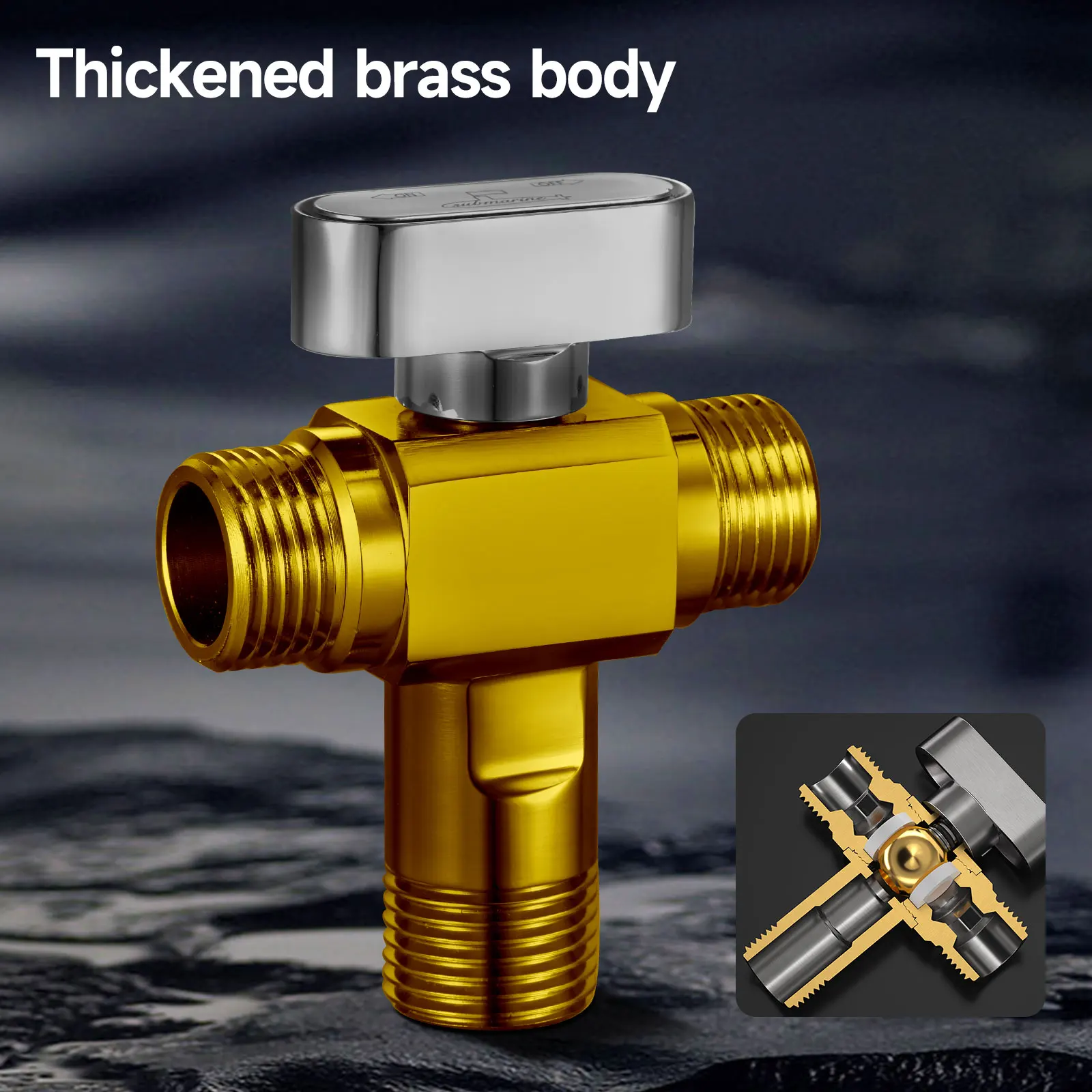 brass chrome-plated globe valve High flow and high quality valves are used in kitchen and bathroom angle valve