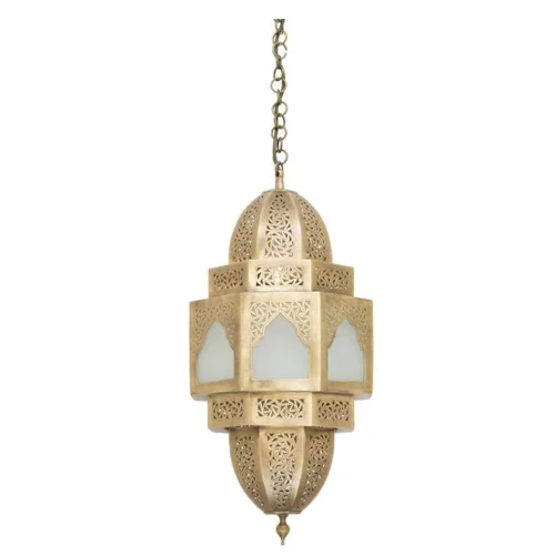 Contemporary Style Luxury Design Hanging Pendant Moroccan Lantern Lamp for Living Room Home Interior Lighting Lantern