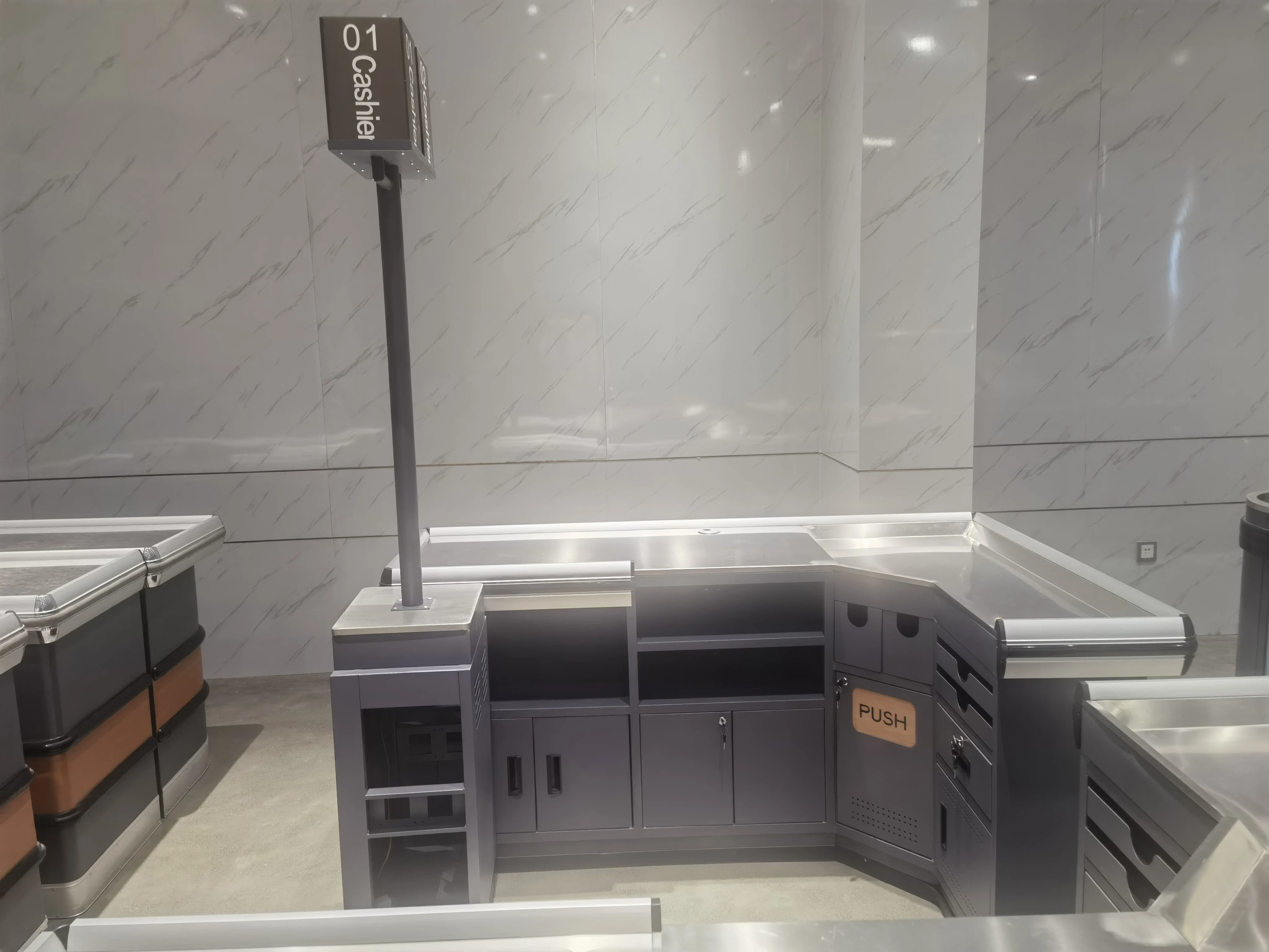 Stainless Steel Cash Register for Supermarkets and Shops | Durable and Easy to Use