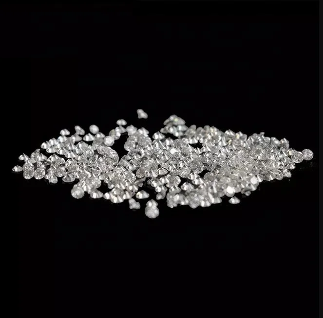 Lab Grown Loose Diamonds HTHP Polished 0.8 mm to 3 mm size round brilliant cut,vvs loose lab grown diamonds