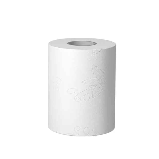 Wholesale 3 Ply Layer Printed Core Bathroom Tissue Toilet Paper Toilet Tissue Roll Bamboo Plain White Room Packaging