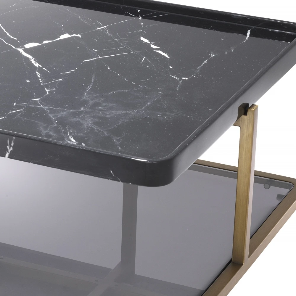 Fancy Design Iron Side Table Marble Top Side Table Hot Sale Furniture Sofa Side Table for Home Indian Metal Handicrafts