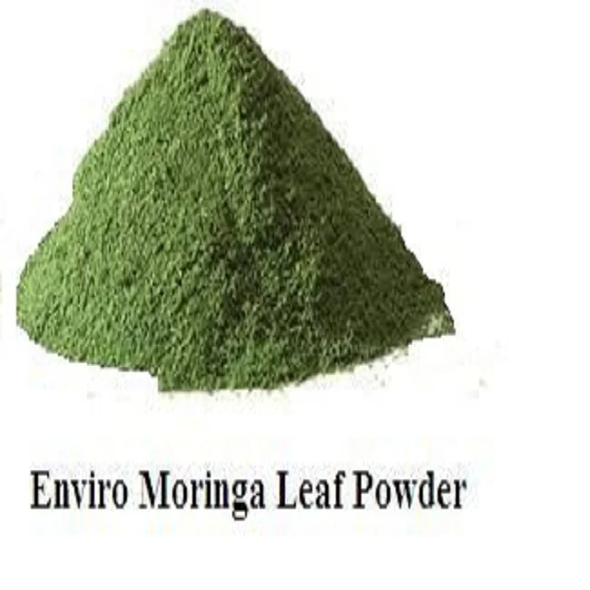 Polvo y tabletas de hoja de moringa organica de alto grado de la marca Enviro