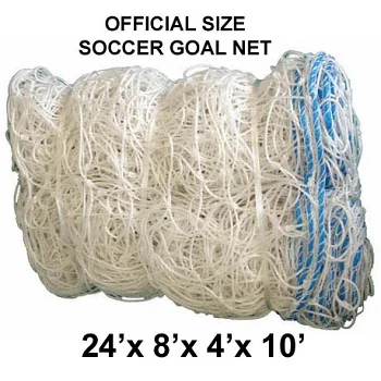 Soccer goal football goal post with net