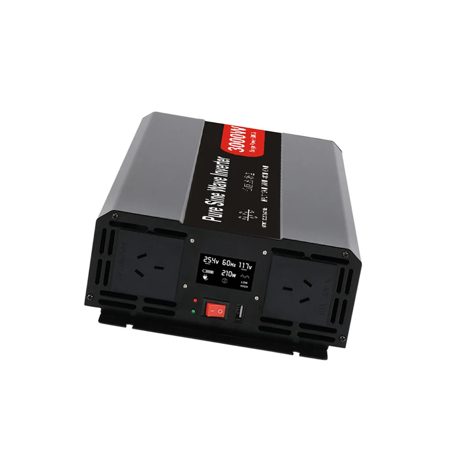 Aliexpress hotsale best marine inverter 3000w sine wave inverter 12 to 120 volt converter