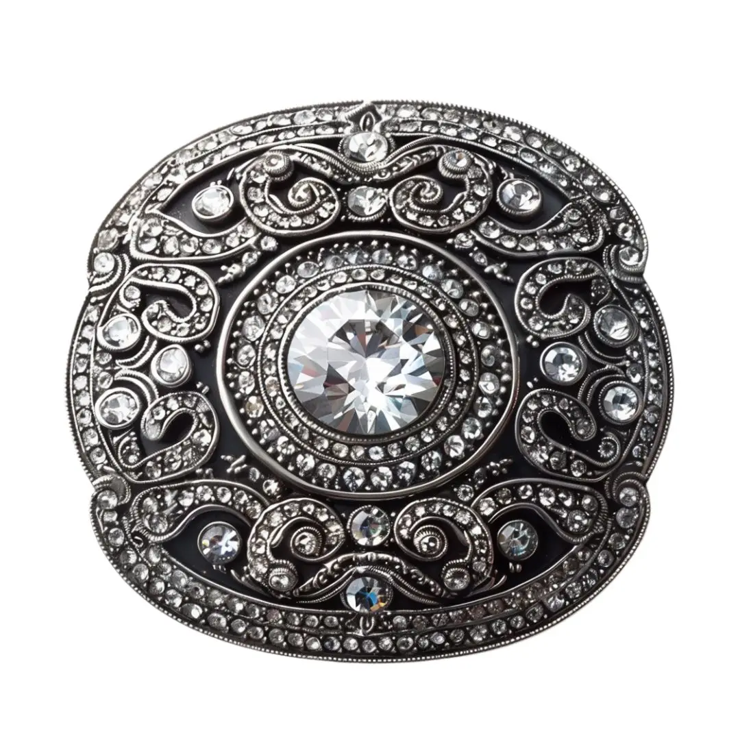 Fashion Custom Rhinestone Belt Buckle