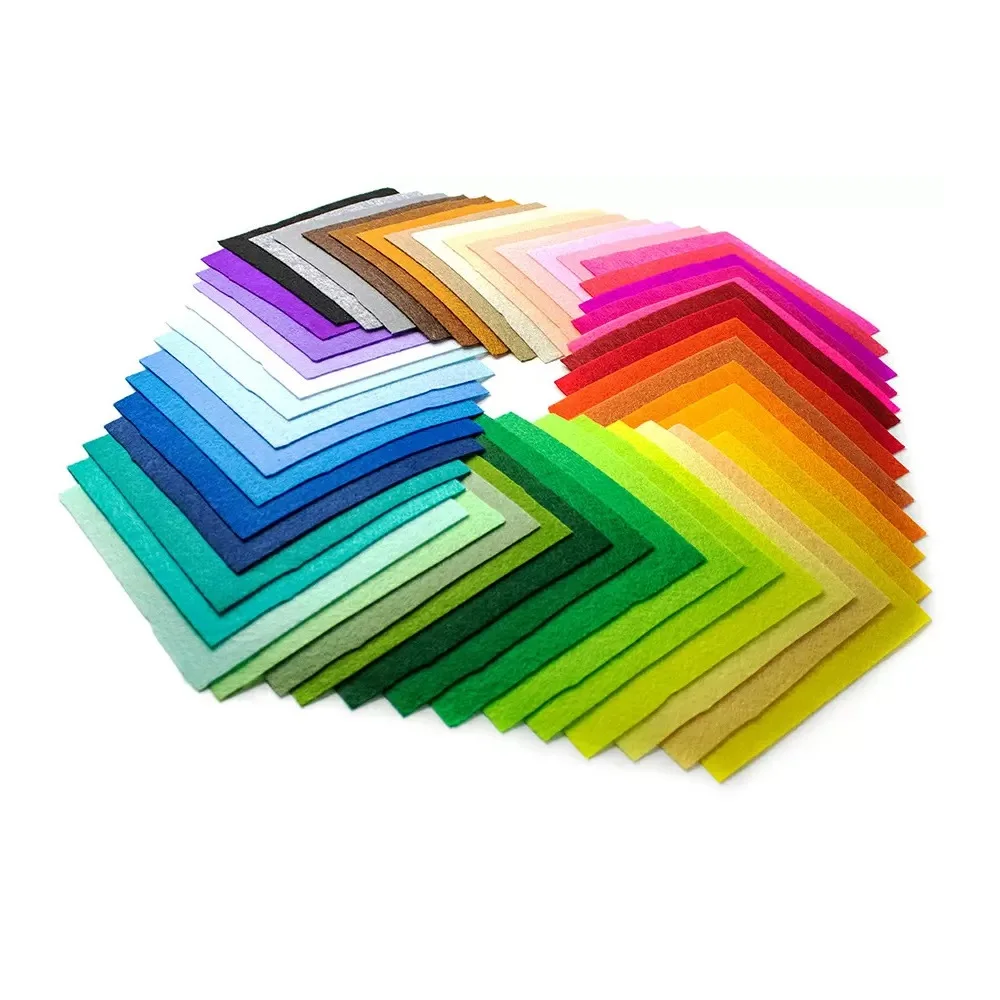Breathable Premium Materials Needle Waterproof Sustainable Garment/Tennis Punched 100% Polyester Plain Texture Felt from Vietnam