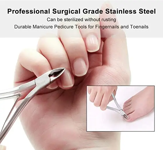 Cuticle Nippers Nail care Cuticle Cutter  Skin Nipper Fingernails and toe nails for manicure cuticle shaping and nail implanting
