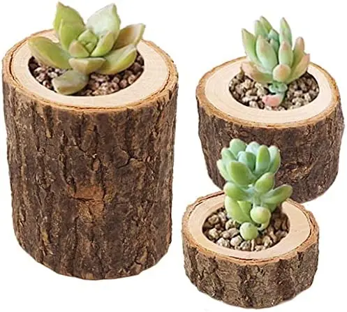 Tea Light Wooden Candle Holders Personalized Votive Tealight Holder for Wedding Centerpieces set of 3