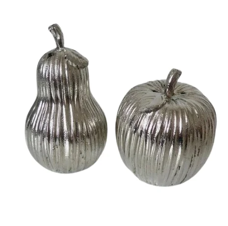 Commercial Restaurant Food Service Silver Polished Fruit Shape Salt and Spice Herb Metal Shaker Condiment Shaker Accessories