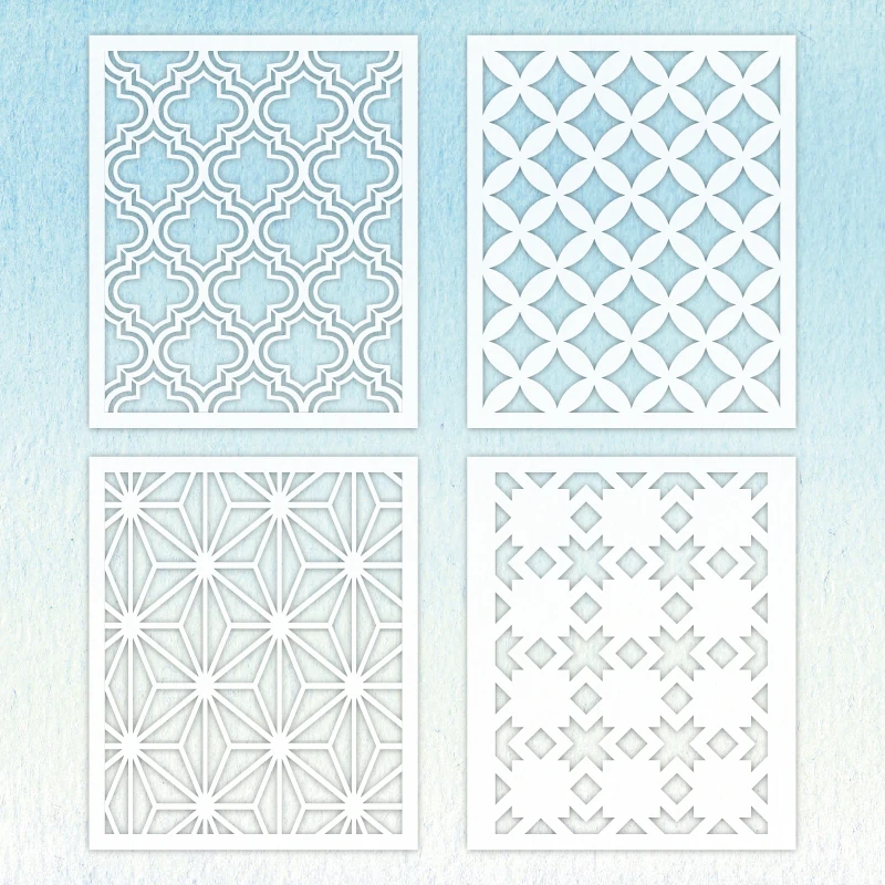 Прочный пластиковый большой трафарет для рисования на стене и