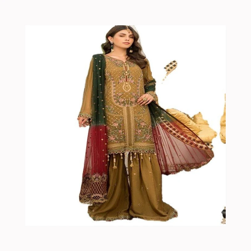 Fashion wholesale wedding dress v neck Lace Half Sleeves Long Beach pakistani wedding dresses bridal woman dress wedding