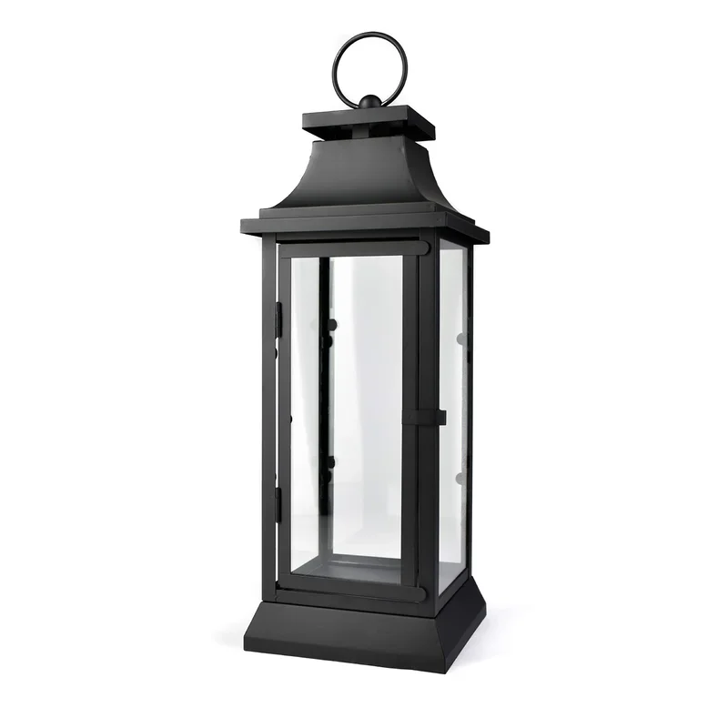 Super Quality Indian supply Wholesale European Style round brown Metal Candle Lantern For Wedding and Christmas Decoration