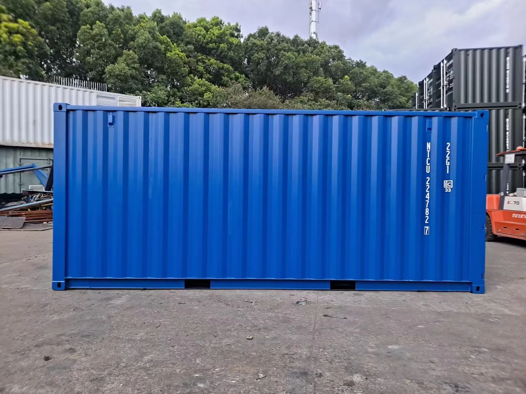20 feet full new container with shipping certificate and  approval