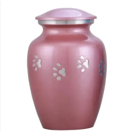 Vintage Life Inc. Hot sale Dog Cat Paw Printed Pet Urn Coffin Cremation Funeral Urn For Pet Ash Unique