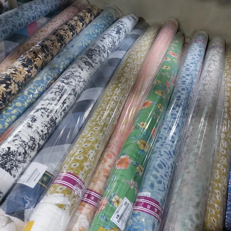Chiffon Korean Printed fabrics 100 polyester chiffon Textiles material Various design Print dress fabric chiffon