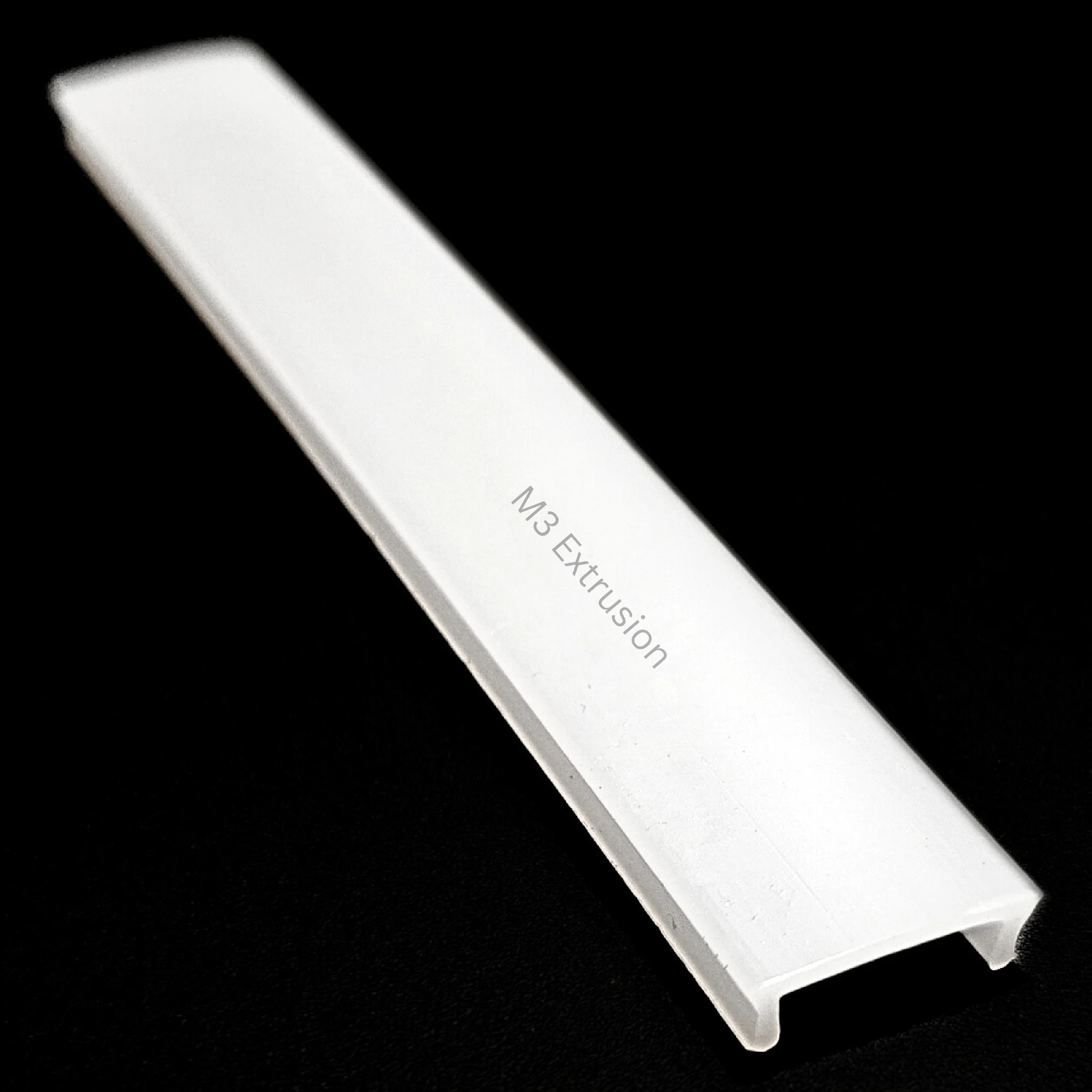 Customized Opaque Frosty Matte Dome Lampshade Flat Extrusion LED Diffuser PC Polycarbonate with PVC & PMMA Material