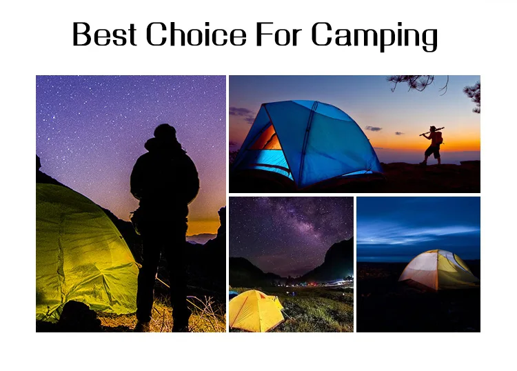 Outdoor Abs Plastic Camping Light New Abs Rubber Material Waterproof 1000 Lumen Camping Lamp Lantern with 4 Modes