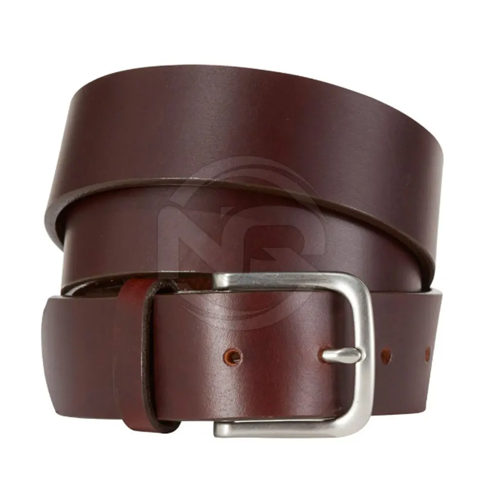 Direct Factory Good Quality Brown Colored Pure Cow Hide Leather Belts For Men Whole Sale Rate 2024 Leather Belts For Men
