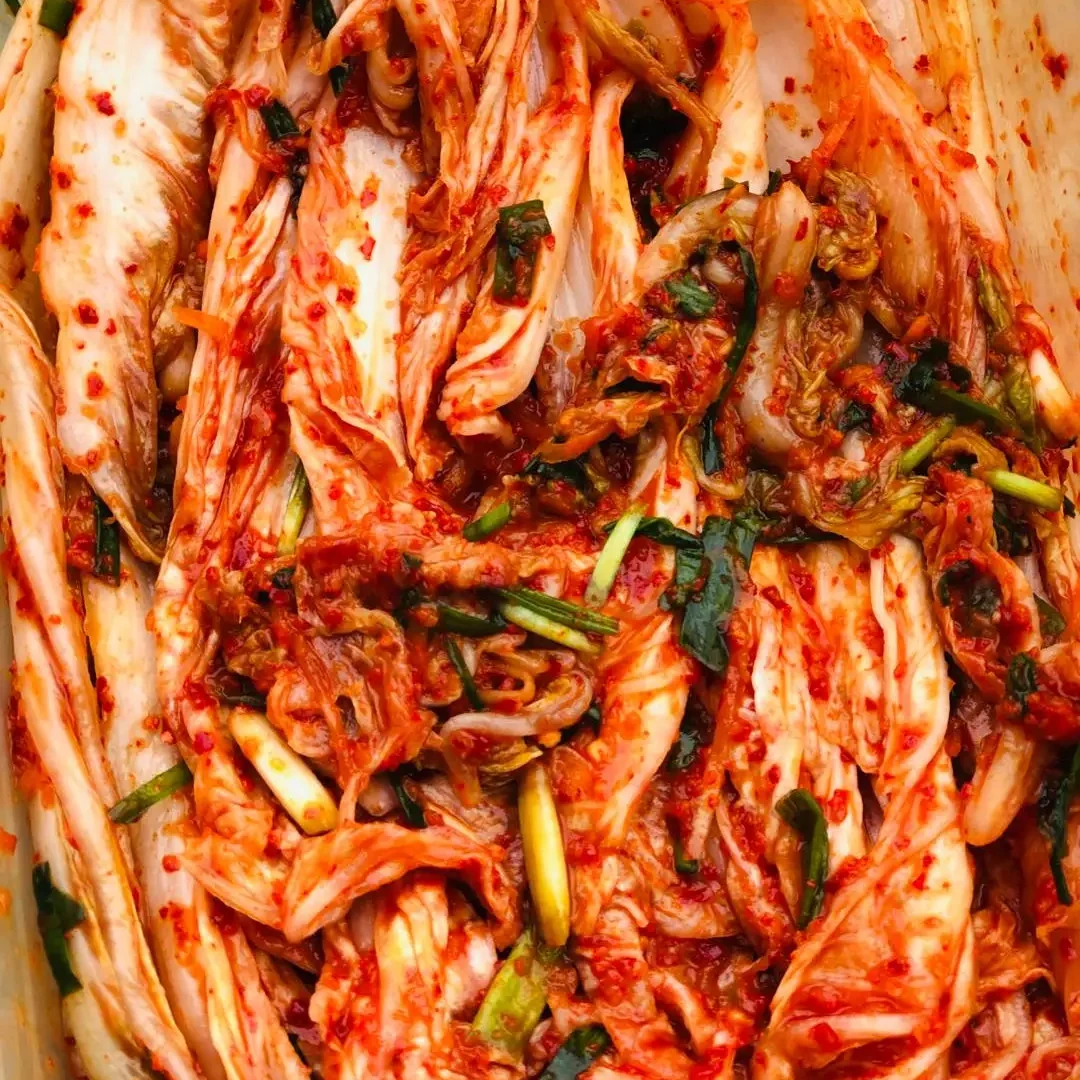 Export bulk packaging Vietnam Kimchi Food Non GMO organic cabbage kimchi bag pre packaged Korean kimchi
