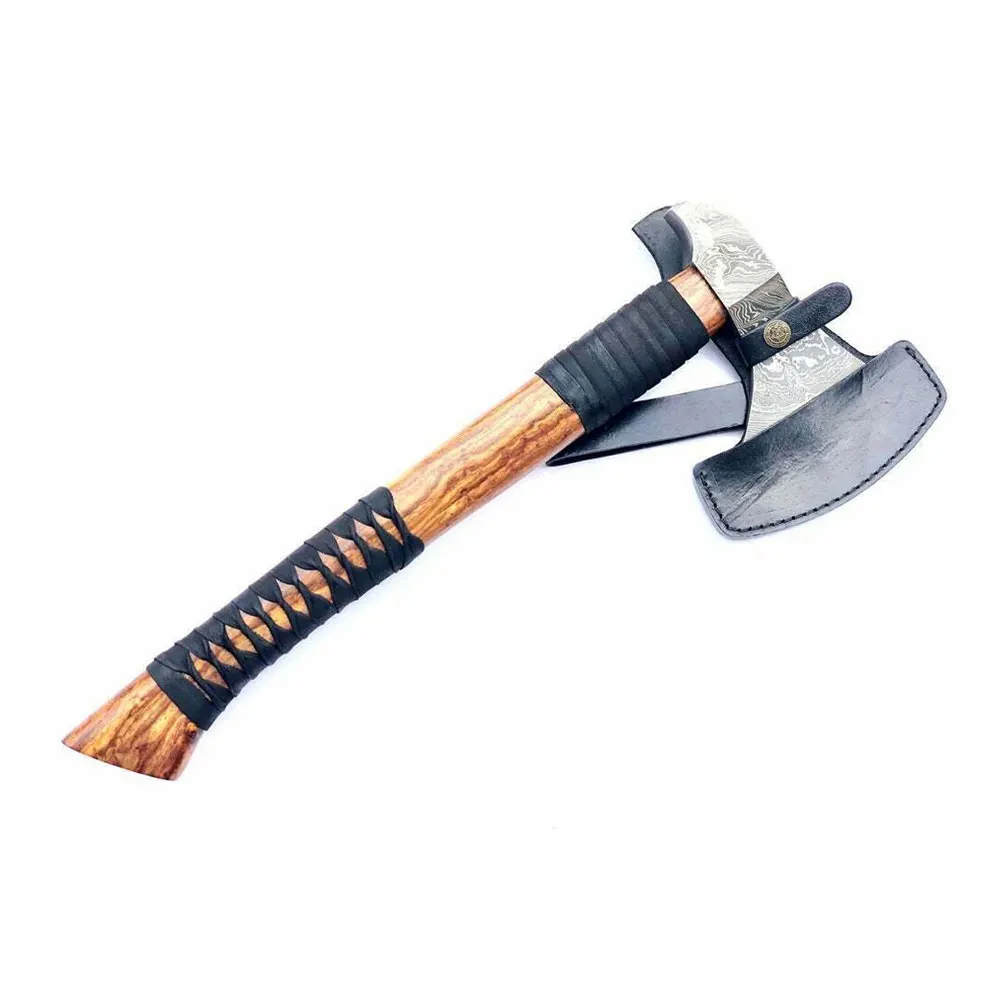 Low Price Custom Handmade Damascus Steel Axe | High Quality Handmade Damascus Steel Axe | hand made Damascus steel axe
