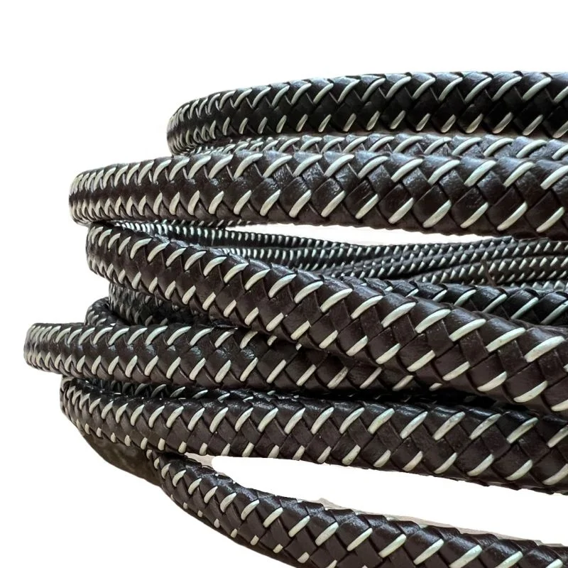2022 Trendy Round and Flat Reliable Accessory Leather oval Braided cord Premium Quality Cord Reasonable Price