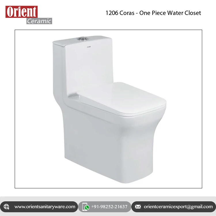 Amazing Sale on Best Quality Modern Design Ceramic One Piece Water Closet for Home and Commercial Use at Low Price