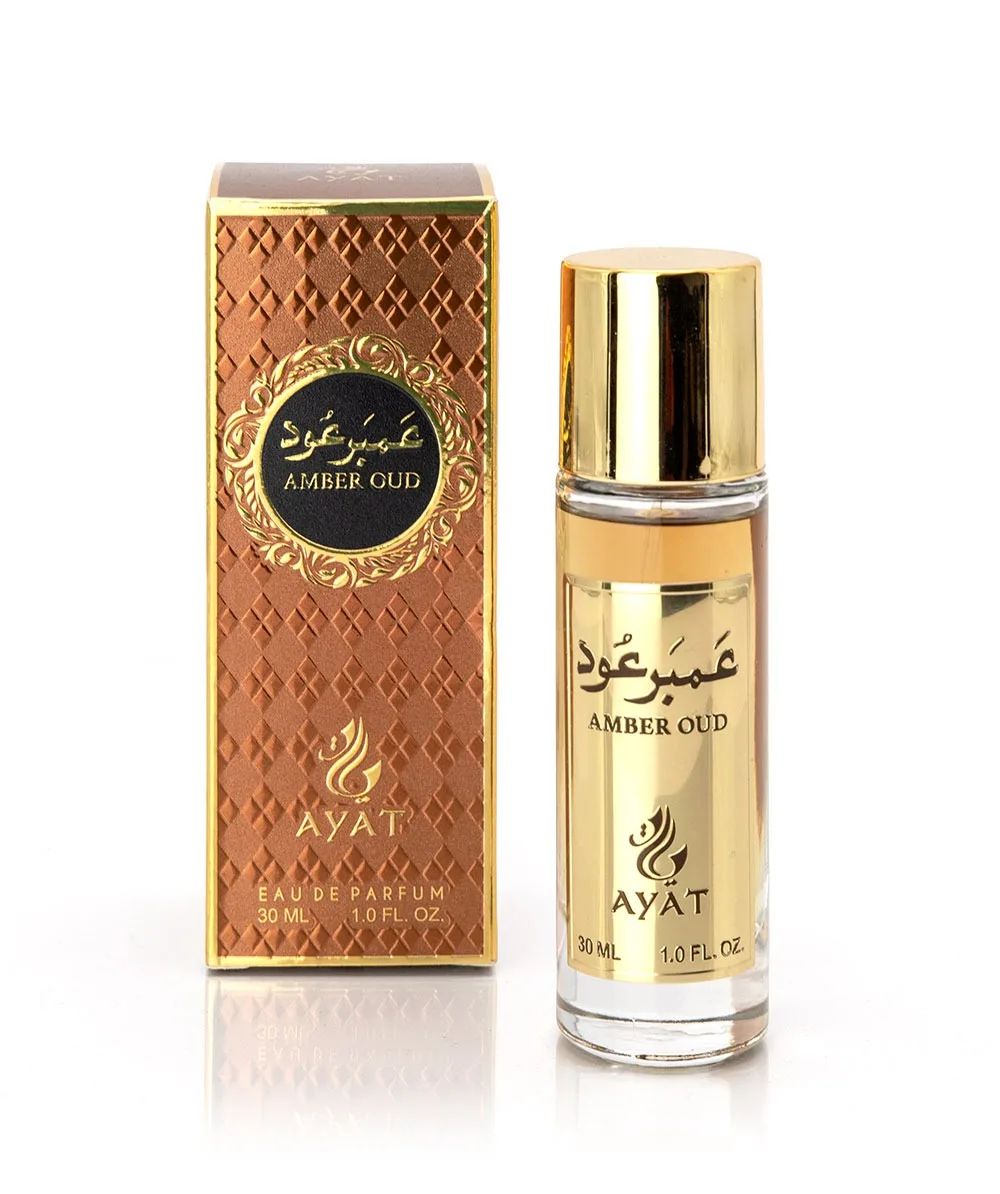 Perfume AMBER OUD 30ml by Ayat Perfumes Dubai Oil Attar Oud