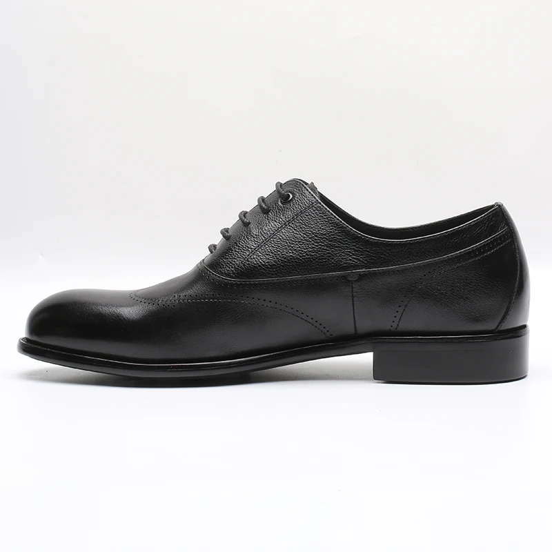 Genuine leather oxford business shoes official leather black shoe for men