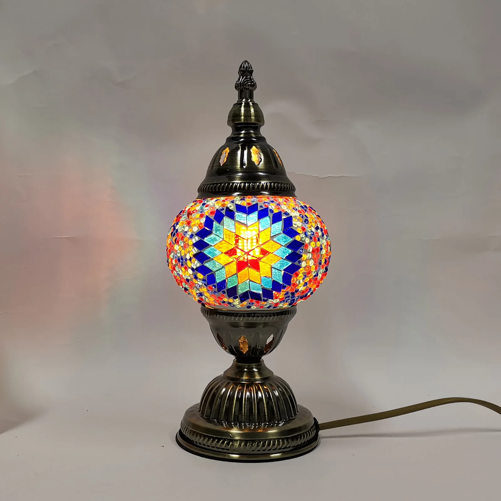 Marrakech DIY Turkish Mosaic Lamp Kit Studio Group To Build Warm-up Field Parent-Child Couples DIY Hand-made kit Lamp