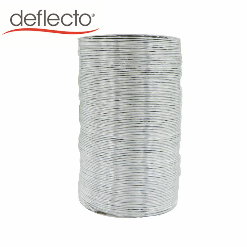 4/6 Inch HVAC System Parts Fire Resistant Flexible Ducting Double Layer Aluminum Foil Flexible Duct Hose best pipe popular