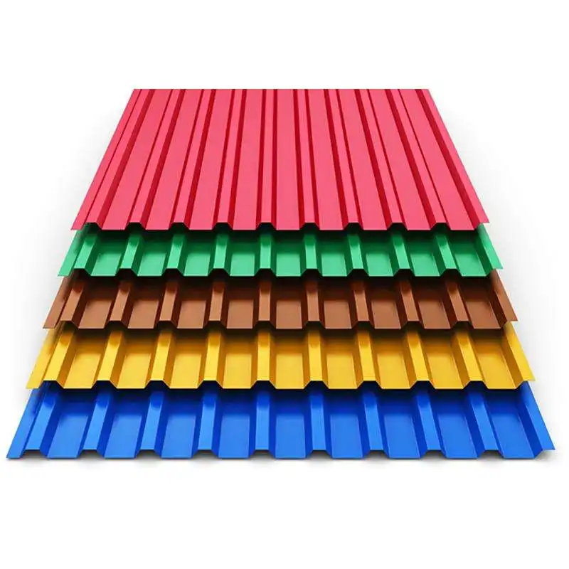 For house panel construction building PPGI color coated  prepainted galvanized Corrugated Roofing Sheet
