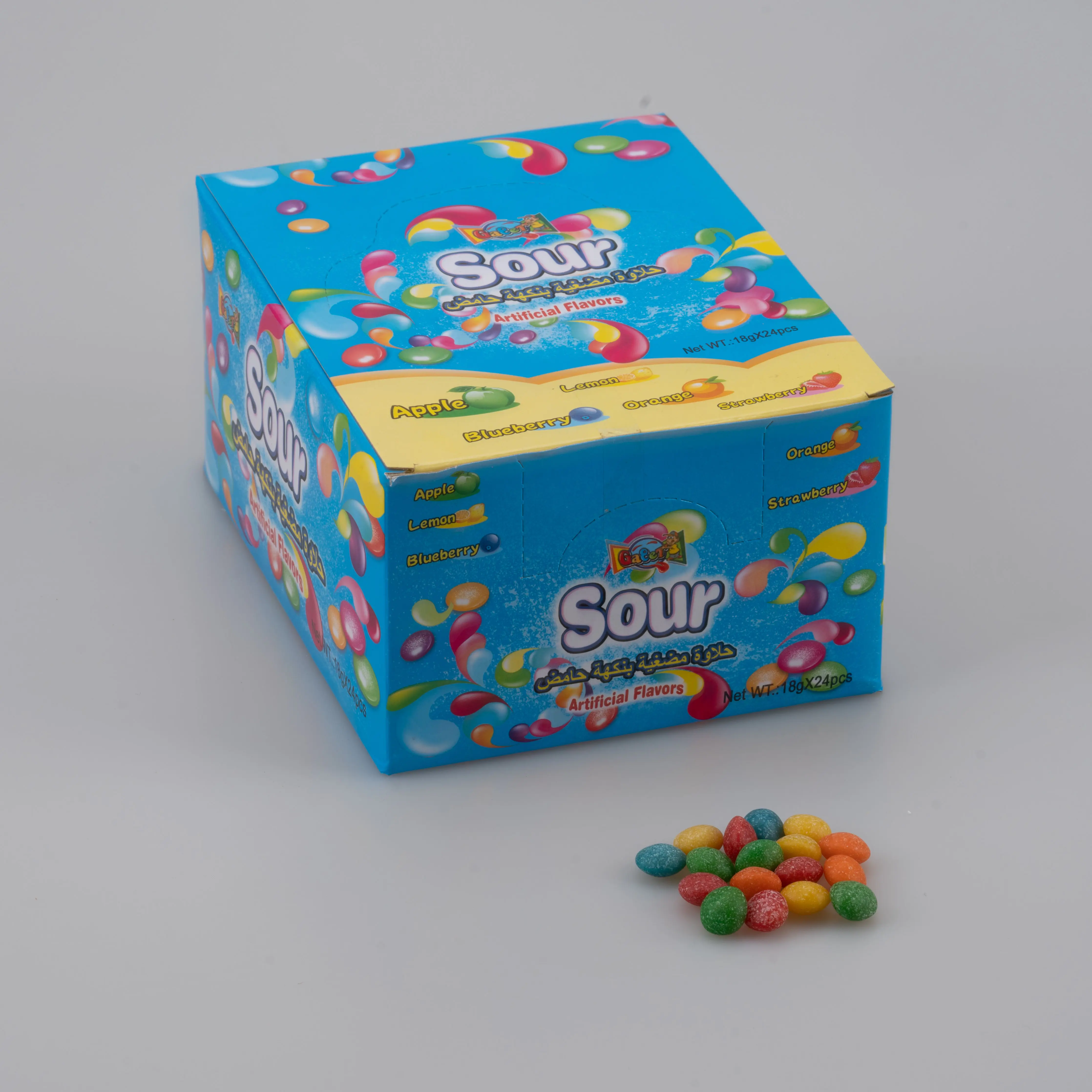 Factory Ginger Candy Manufacturers Sweet Ginger sugar rainbow chewing candy China Bags Top OEM Malt sour candy