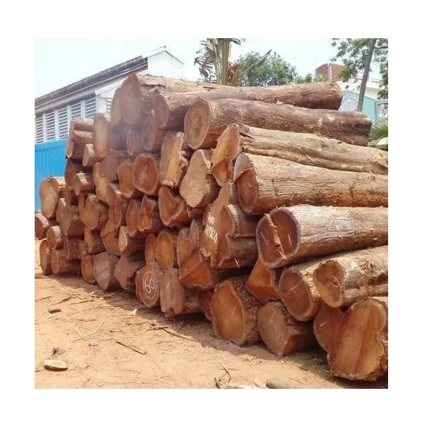 Сушеные в печи круглые бревна из древесины Меранти для экспорта-соответствует требованиям ISPM 15