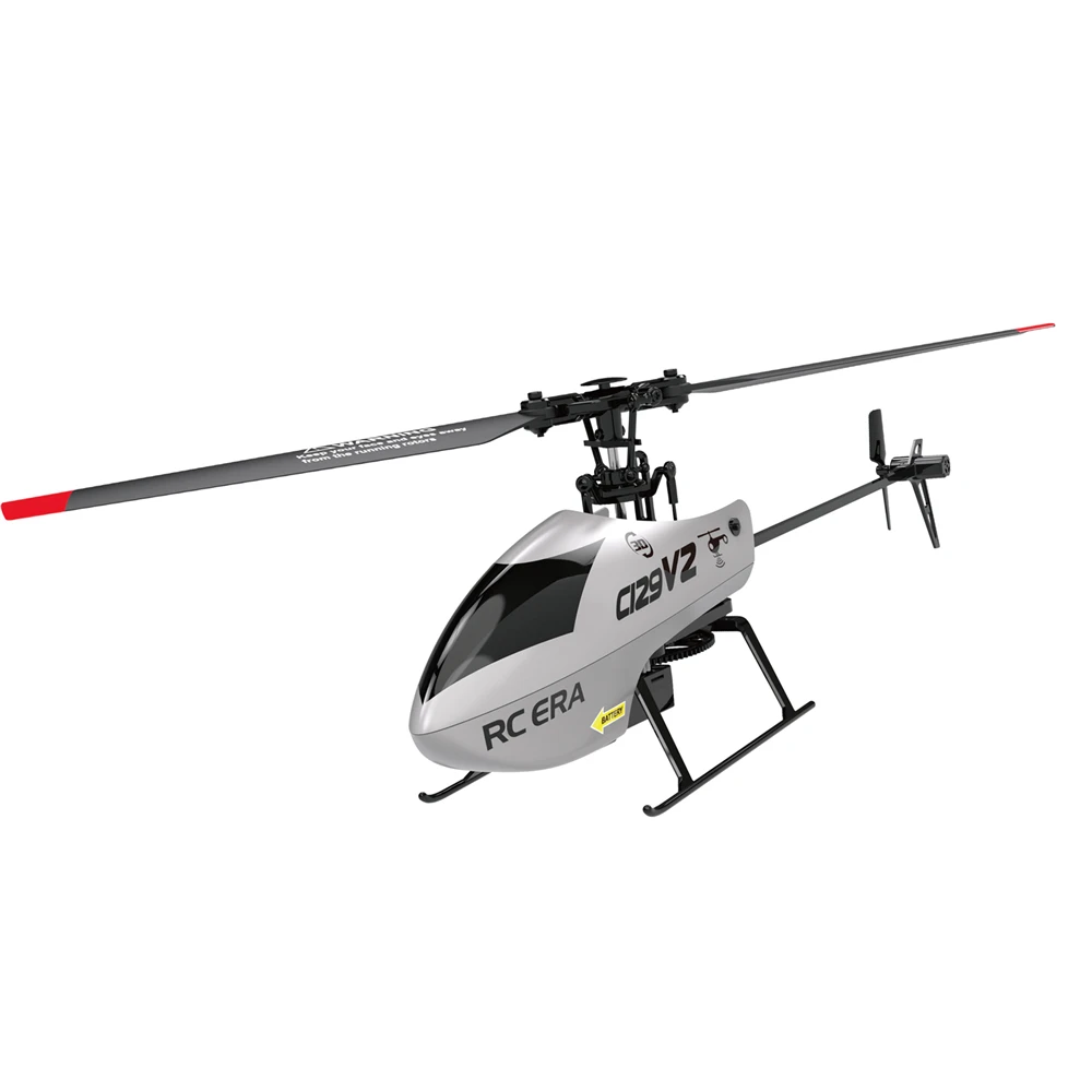 РУ Эра C129V2 Вертолет игрушки 6-осевой гироскоп 360 градусов вращение одиночный пропеллер 2 4 г 4CH пульт дистанционного управления Самолет флаер Хобби Подарки