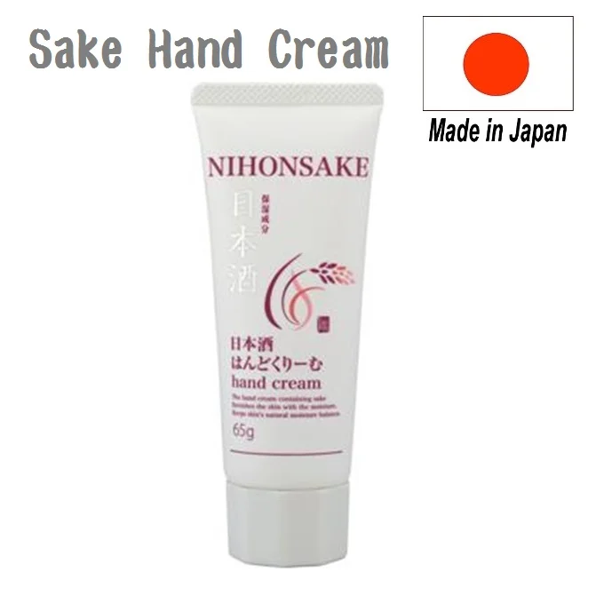 Made in Japan Moisturizing Hand Cream with Japan Sake Rice 65g Wholesale Japanese Sake Hand Care Items Hot Selling Products 2023