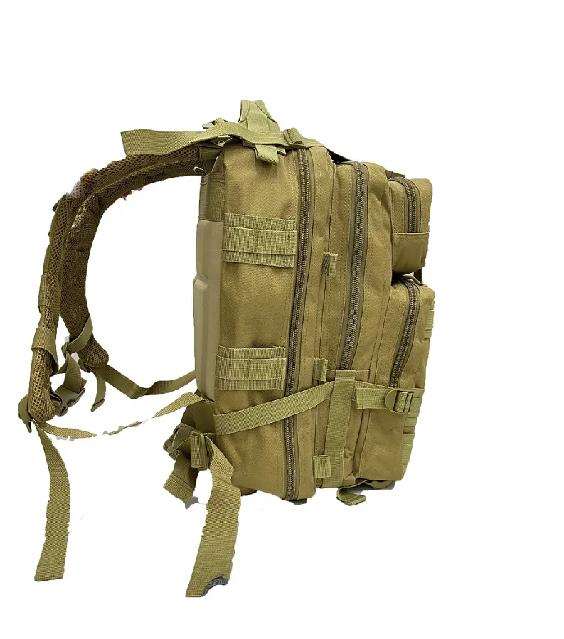 2022 Tactical Backpack 24L Large Capacity Assault Rucksack Camouflage Mountaineering Travel Black Tactical Backpack