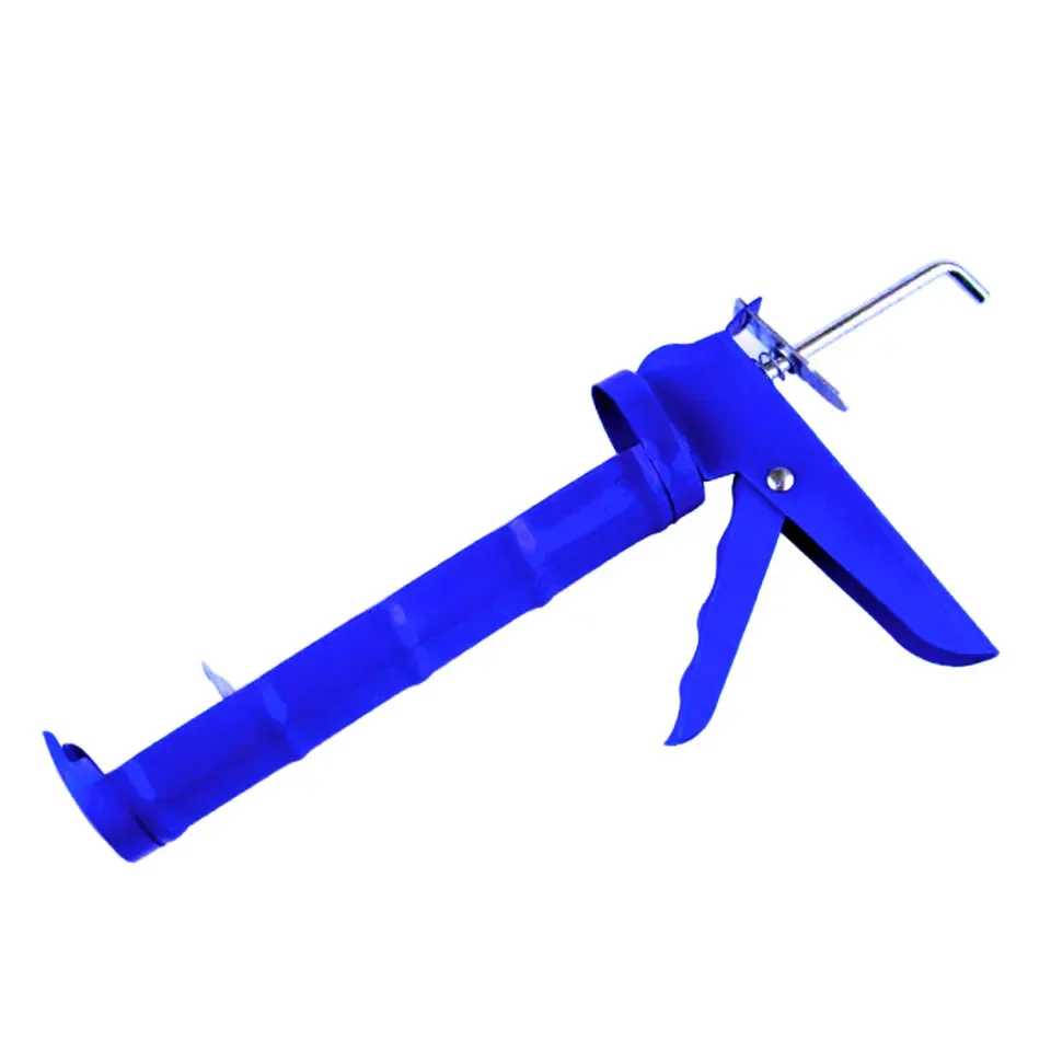 Caulking Gun Cordless OEM Caulk Gun Skeleton Silicone Body Steel Power Caulking Gun Cordless Wheel Nozzle Handle Ratchet Rod Zi