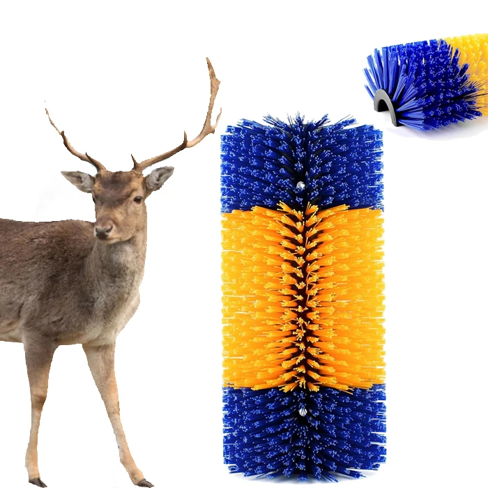 Usehom изготовленная на заказ нейлоновая цилиндрическая щетка для животных корова олень и лошадь Когтеточка