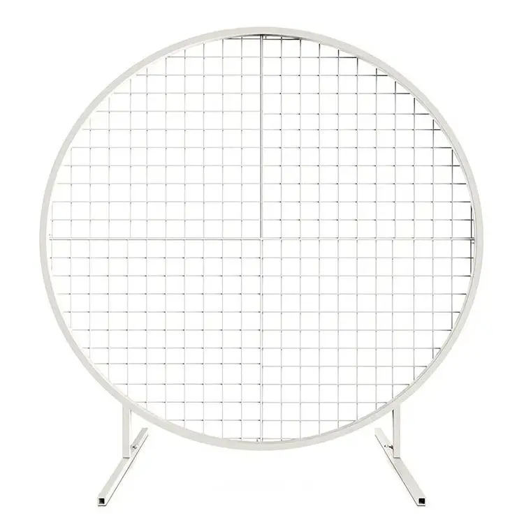 Modern design white steel balloon frame arch for wedding birthday party reception stage decoration baby shower garden arch 2023