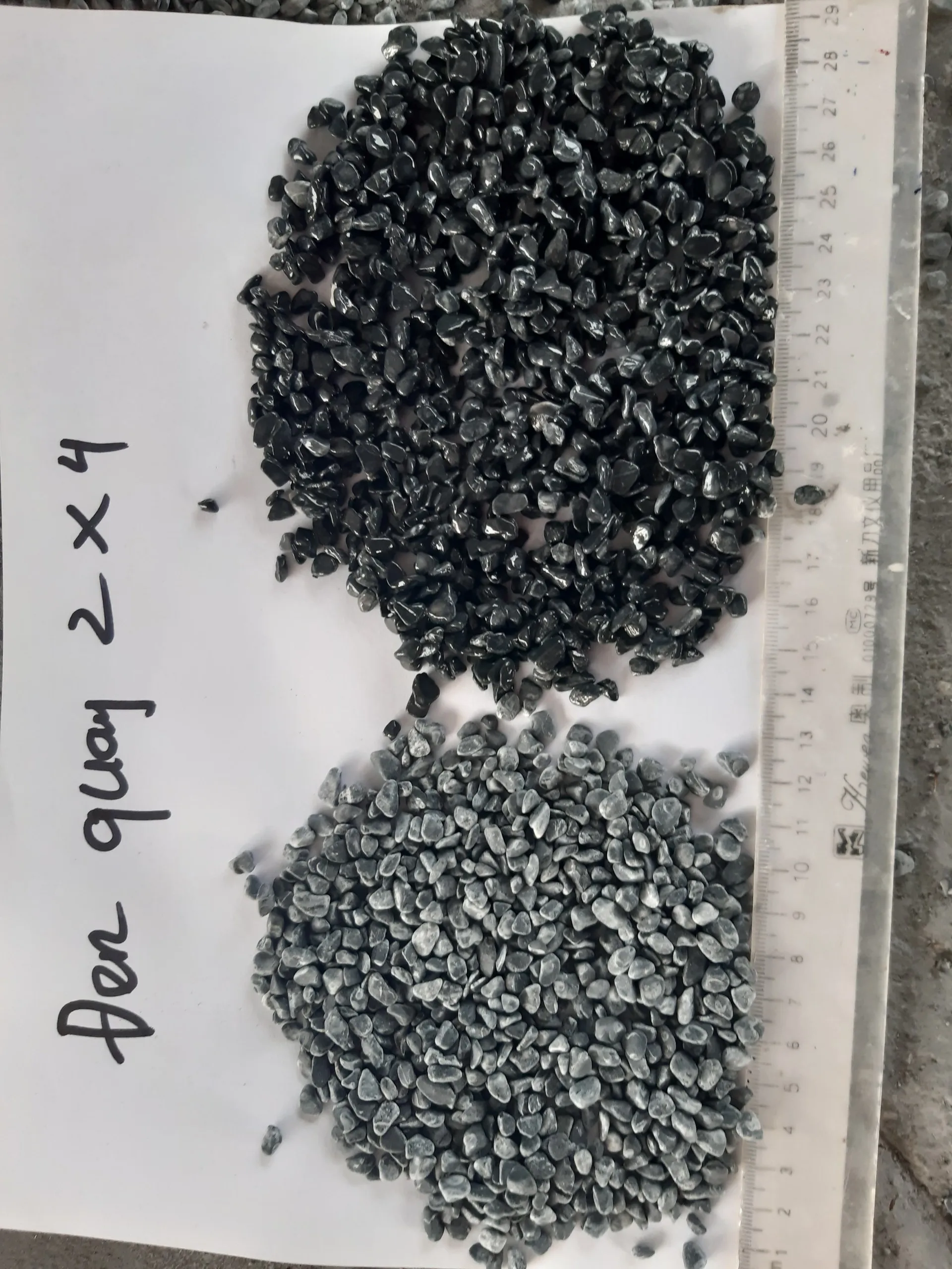 Best seller Black pebble natural stone landscape natural stone decoration made 100% natural stone best choice best price